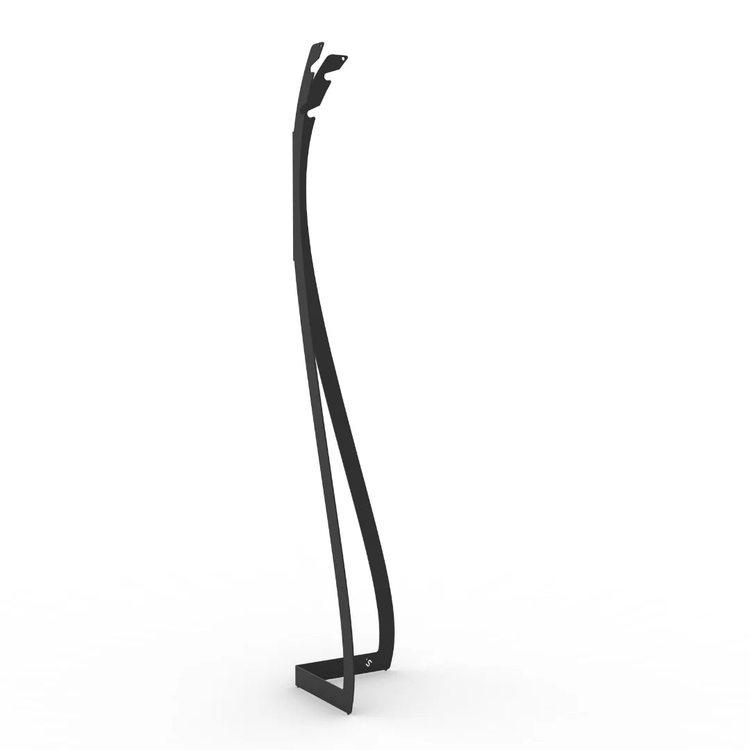 Appendiabiti Corna in Acciaio Nero Steelful