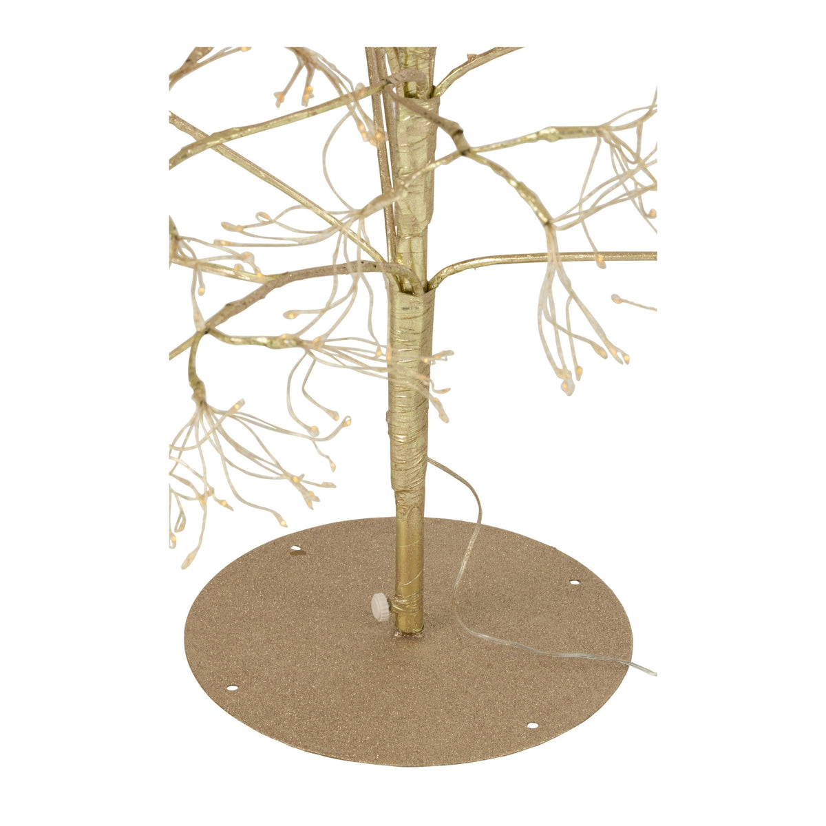 Albero di Natale 2700 LED Metallo Color Oro Medio H210cm J-Line