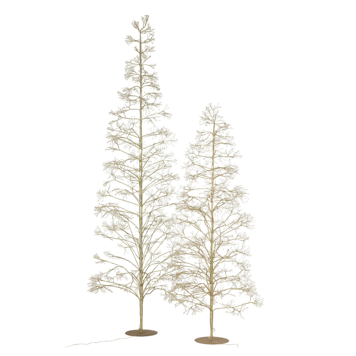 Albero di Natale 3000 LED Metallo Color Oro Large H300cm J-Line