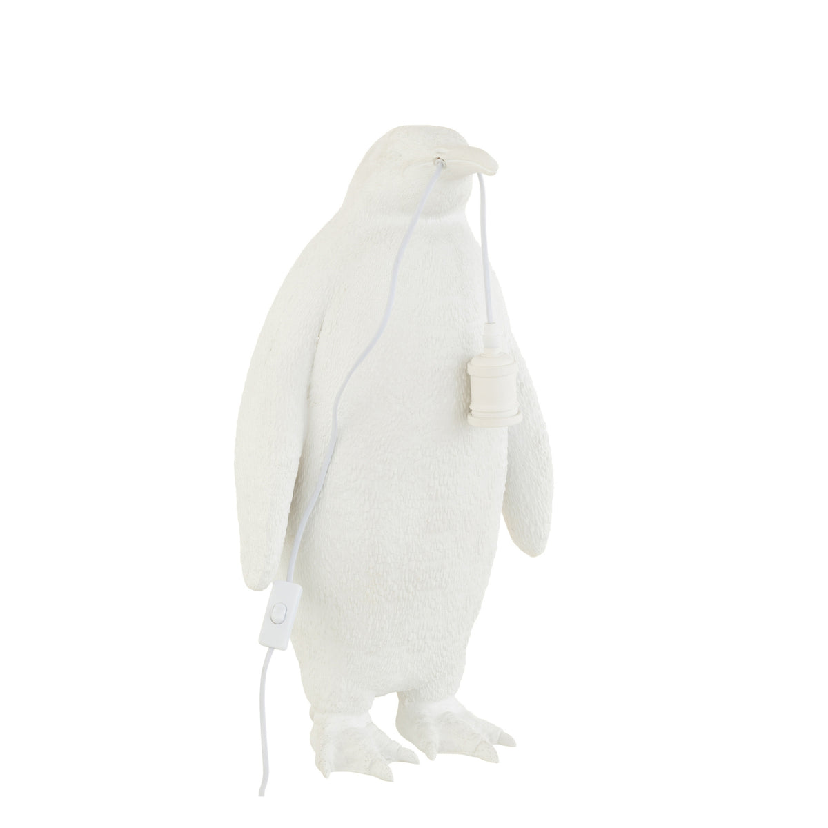 Lampada da tavolo Pinguino Resina Bianca Large J-Line