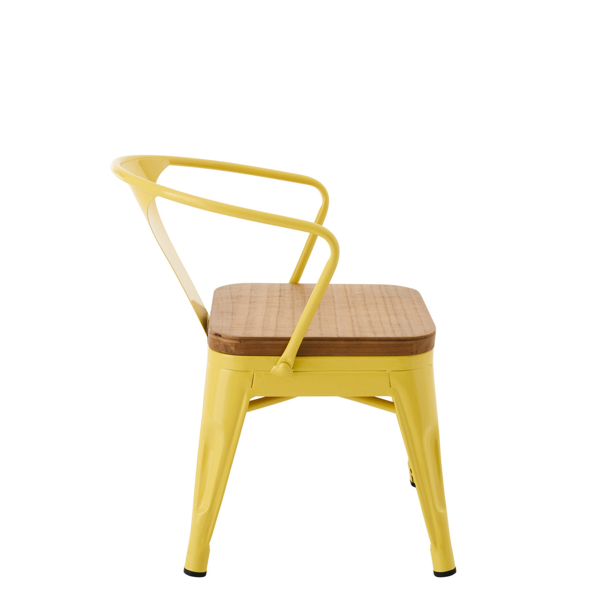 Sedia per bambini Evi Ferro/Multistrato Giallo J-Line