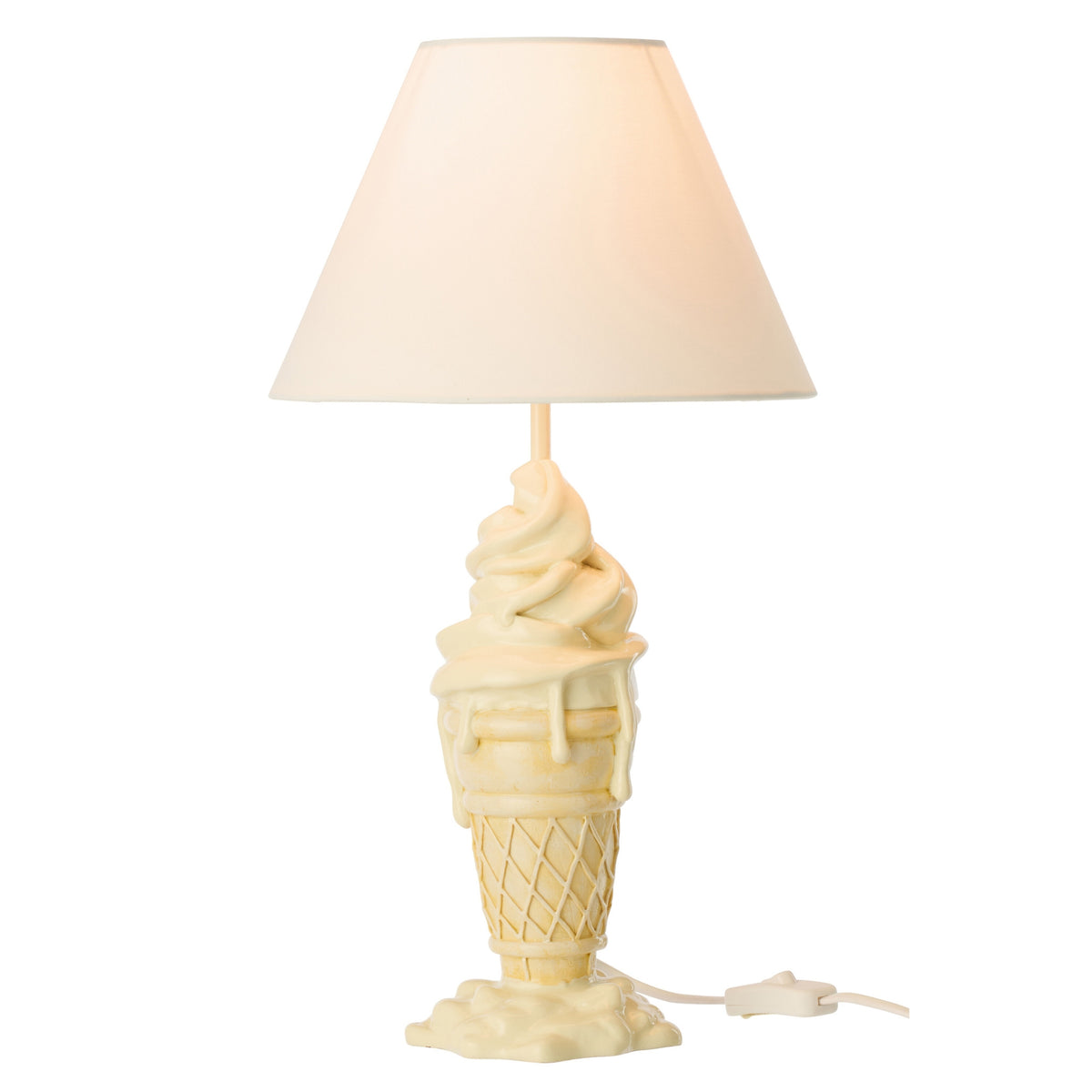 Lampada Ovetto in poliresina Giallo/Beige J-Line