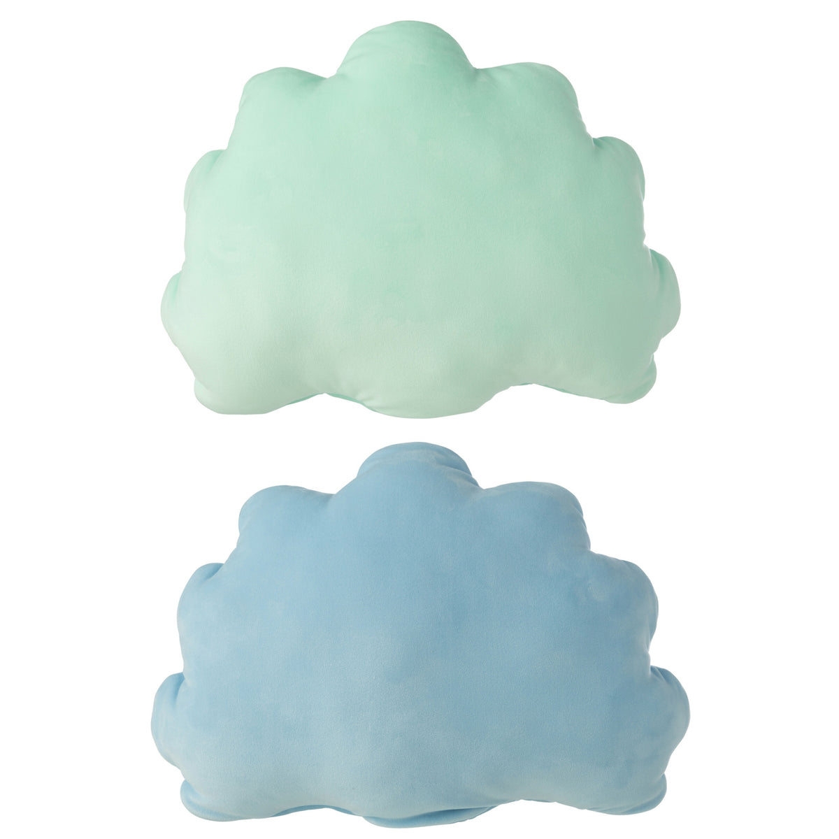 Cuscino per bambini in poliestere azzurro chiaro/verde menta assortito di J-Line