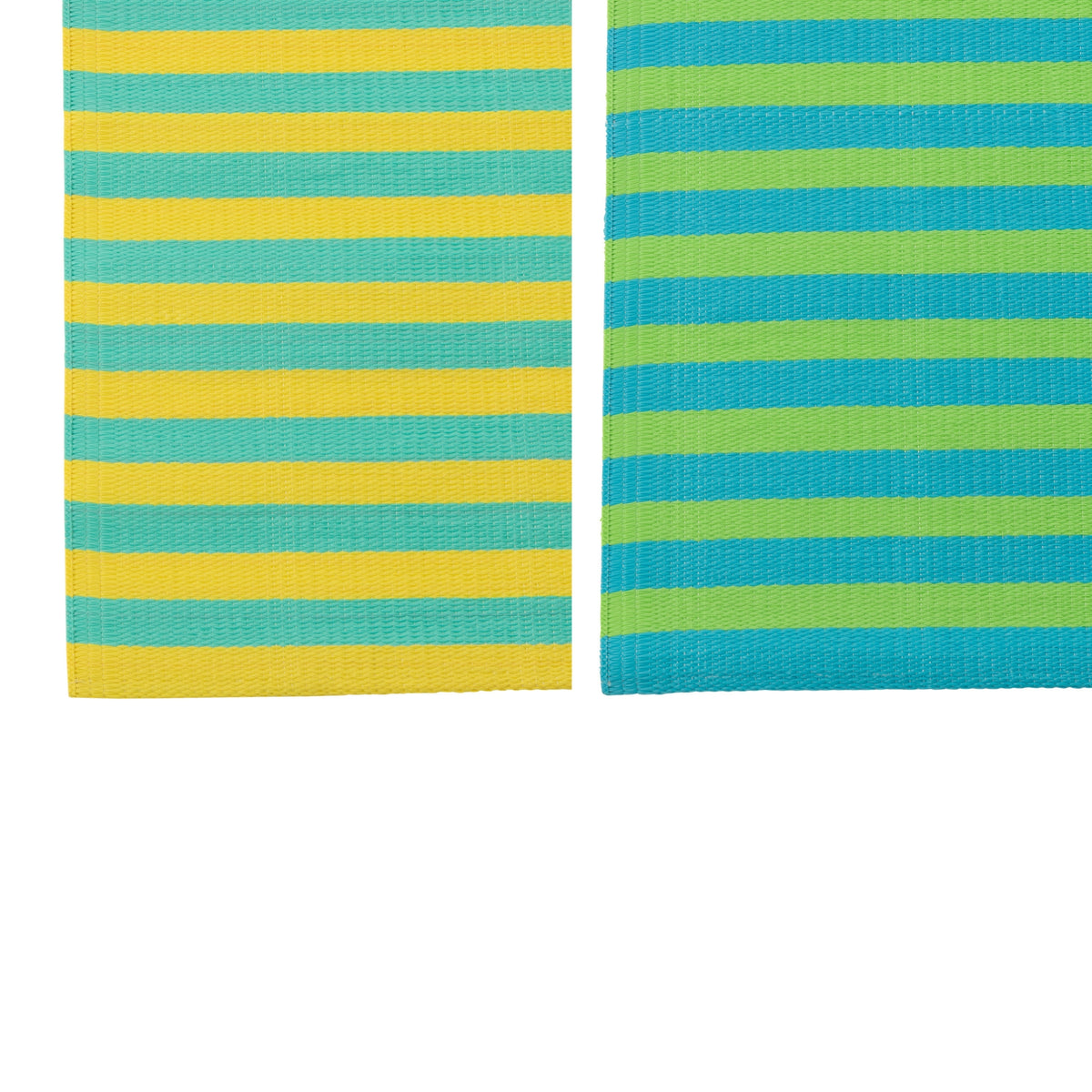 Telo da spiaggia Sunshine/Smile a righe in polipropilene multicolore assortito di J-Line