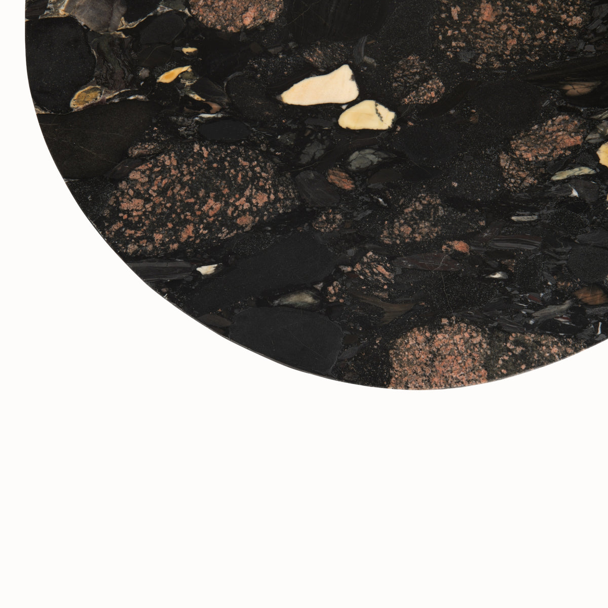 Tavolino da salotto Mathilde Marmo Nero/Pesca J-Line