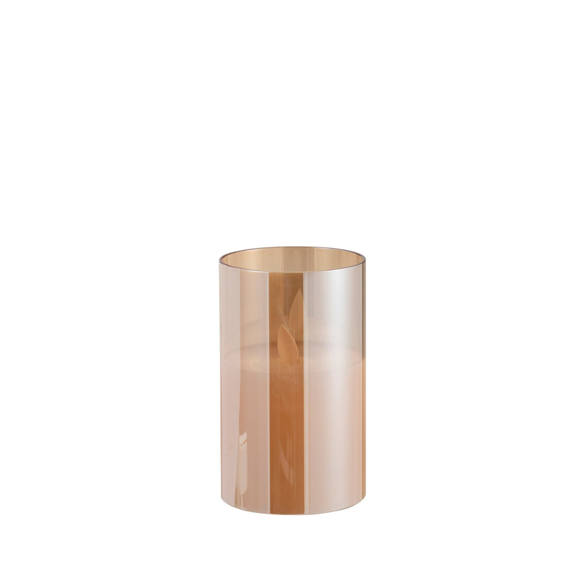 Lampada LED Vetro Scintillante Oro Piccola