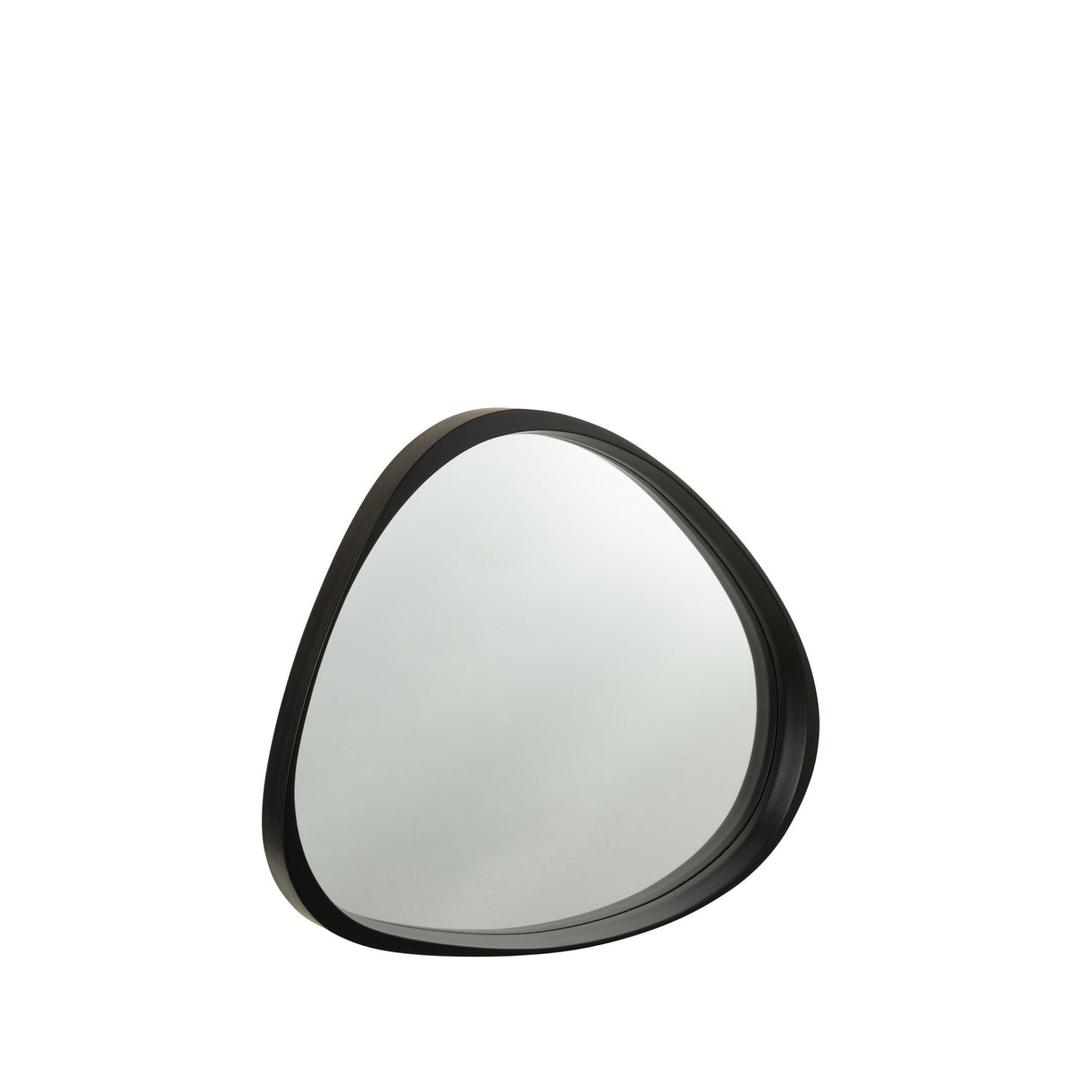 Specchio Giles MDF/Vetro Nero Piccolo Ø 71 cm