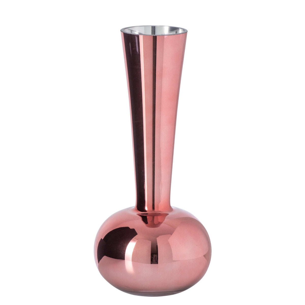 Vaso in vetro rosa J-Line