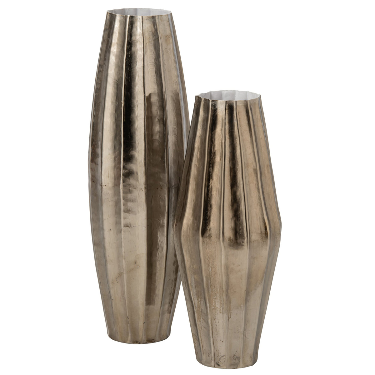 Vaso in alluminio dorato piccolo J-Line