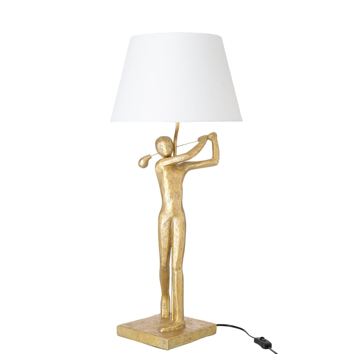 Lampada da tavolo Golfer Resina Oro J-Line