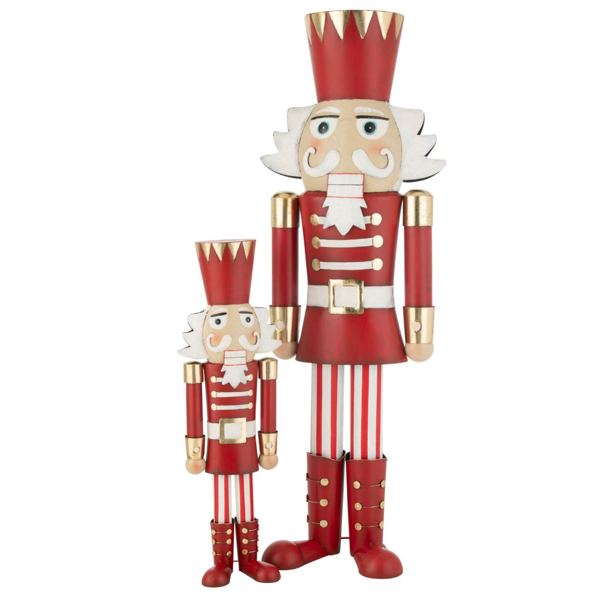 Schiaccianoci Metallo Rosso/Oro Large H148,5cm J-Line