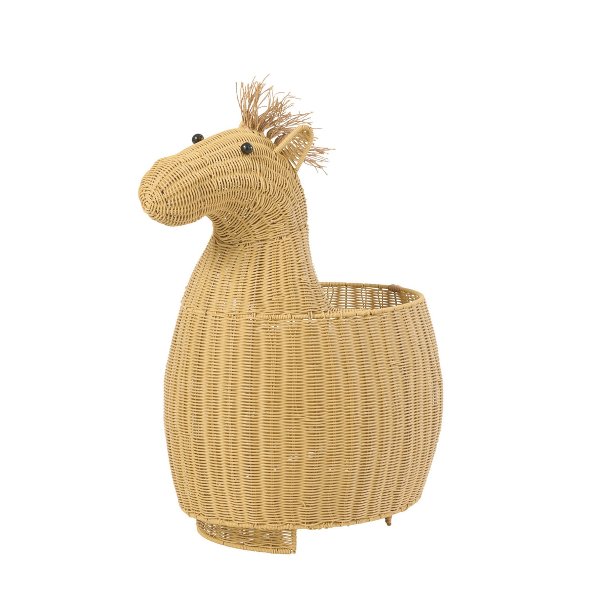 Cestino Cavallo in Plastica Naturale J-Line