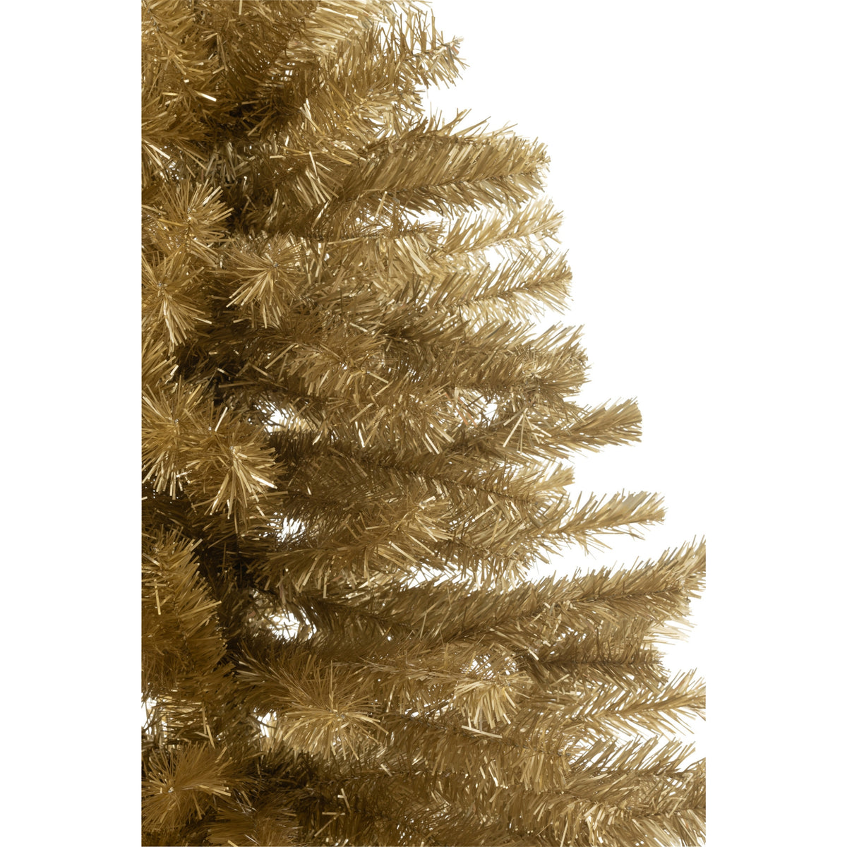 Albero di Natale Artificiale in PVC Color Oro Large H210cm J-Line