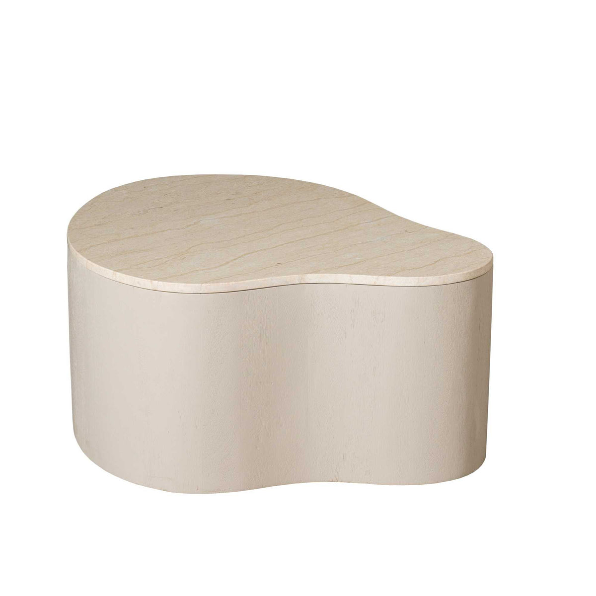 Tavolino da salotto Lovi in legno di mango color sabbia, 77 cm, Starfurn