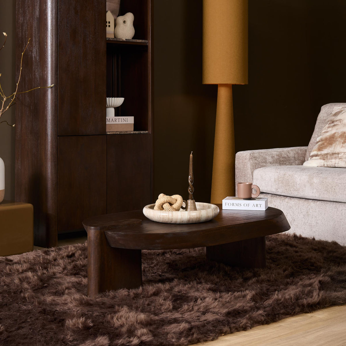 Tavolino da salotto Rava in legno di mango marrone 125 cm Starfurn