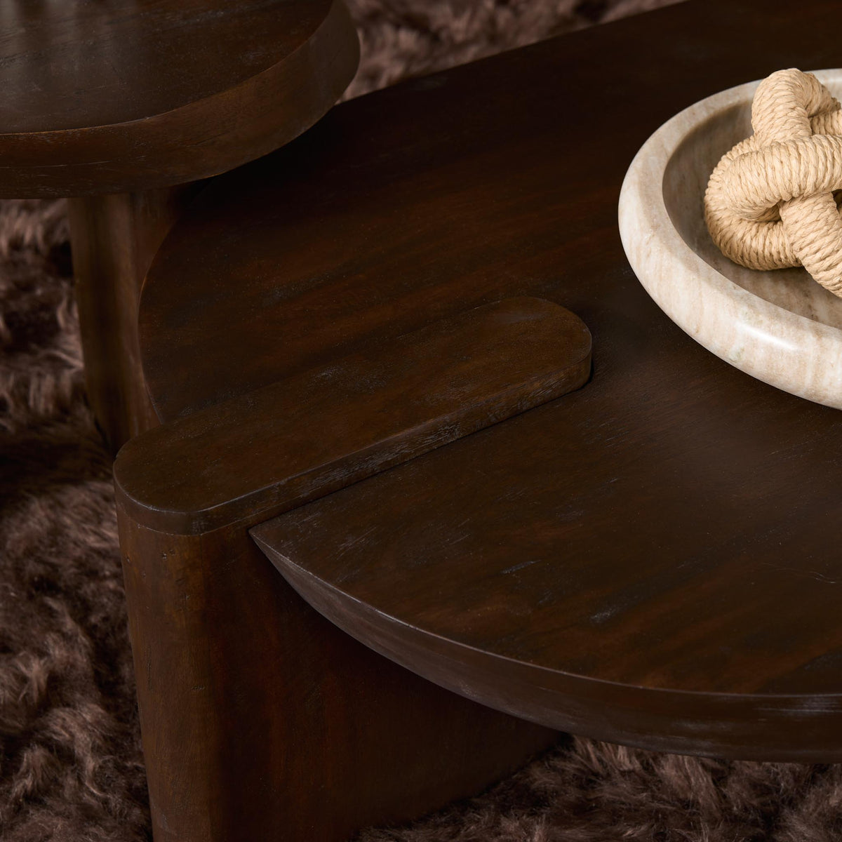 Tavolino da salotto Rava in legno di mango marrone 125 cm Starfurn