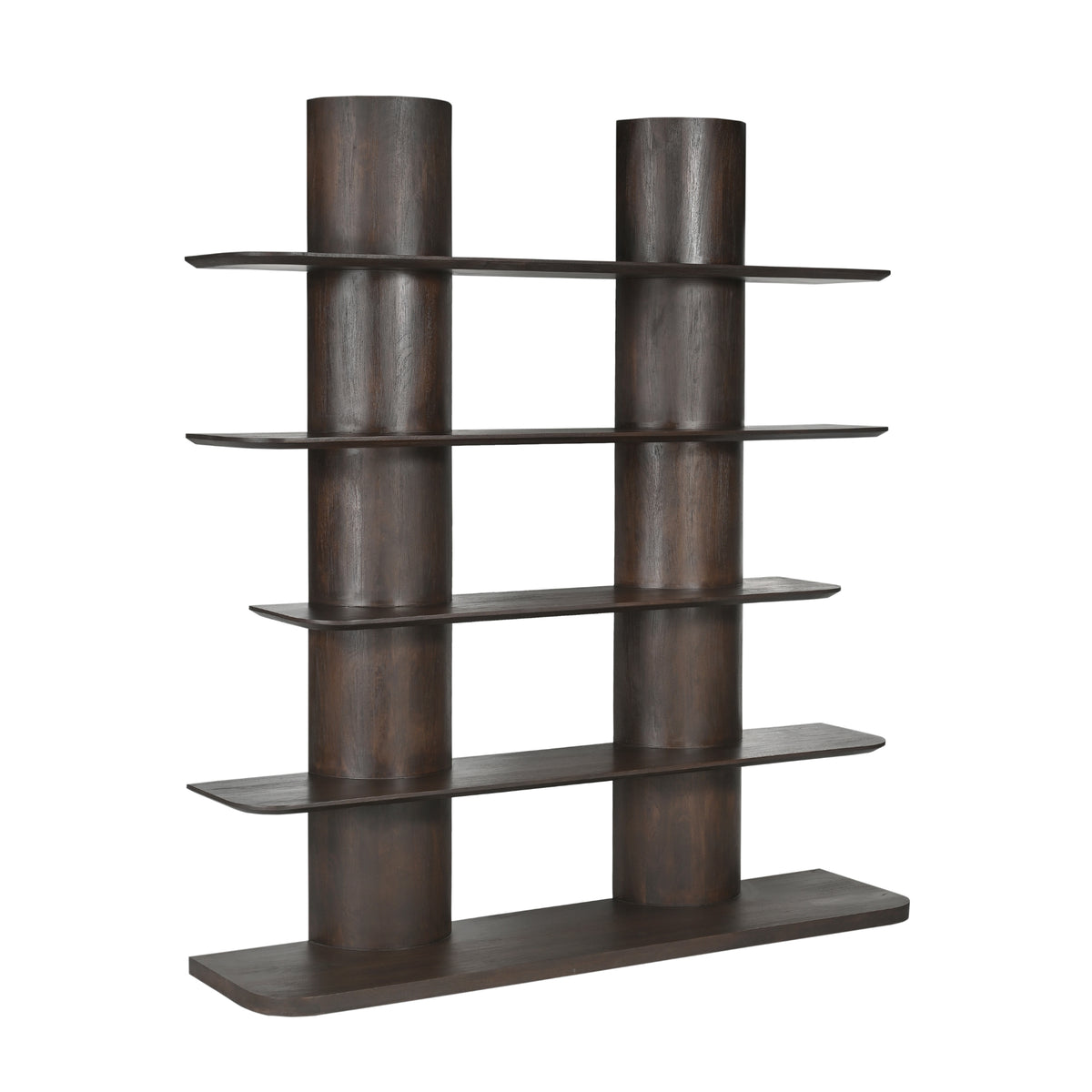 Libreria Finn in legno di mango marrone, 180 cm, Starfurn