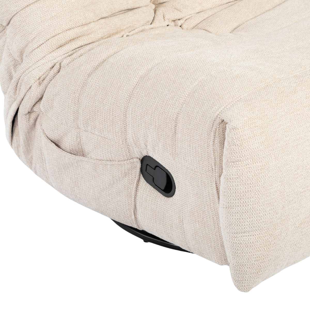 Poltrona relax Zen in tessuto taupe Starfurn
