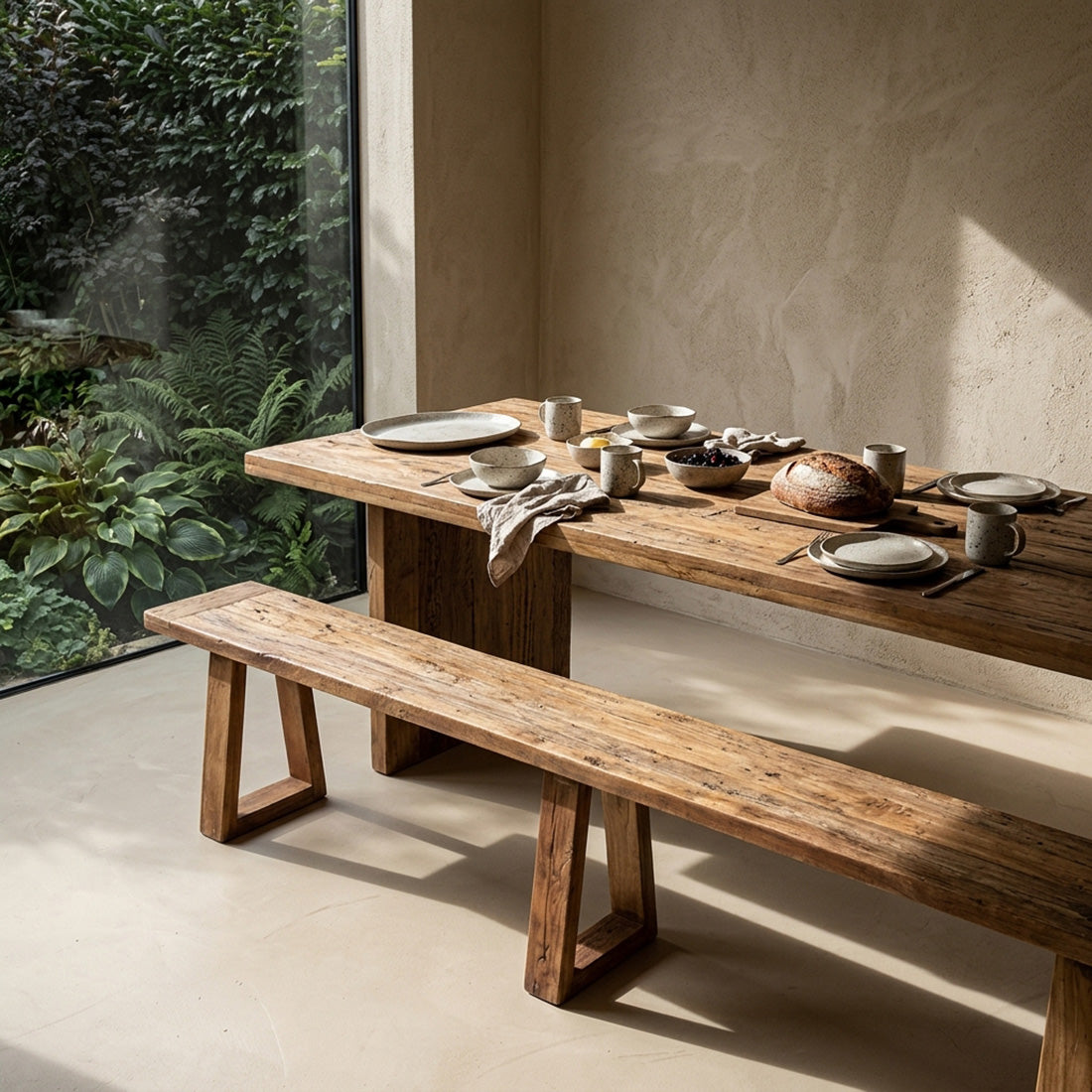 Tavolo da pranzo Farmwood Waterfall - 240cm Raw Materials