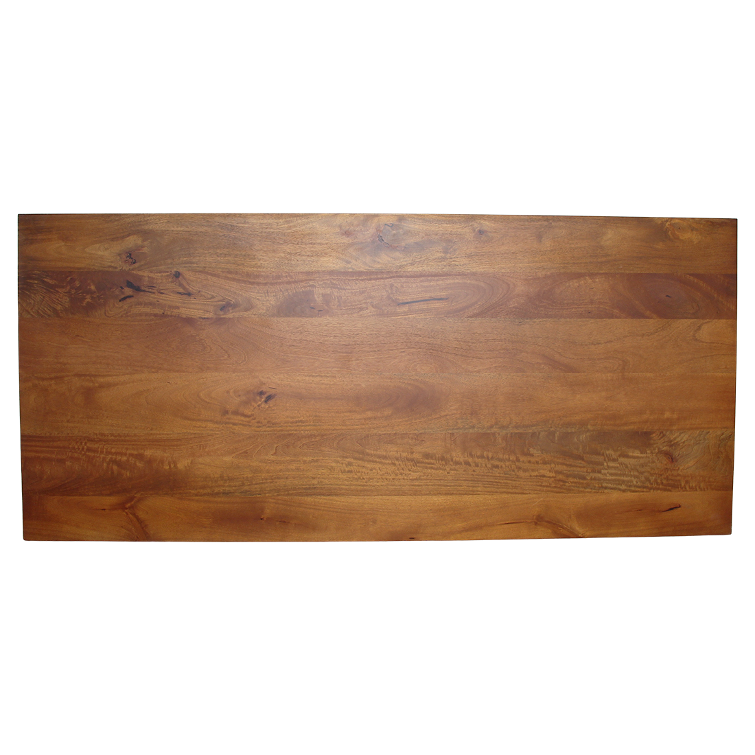 Tavolo da pranzo Bullnose Chamfered Loop in legno di mango 240 cm Raw Materials