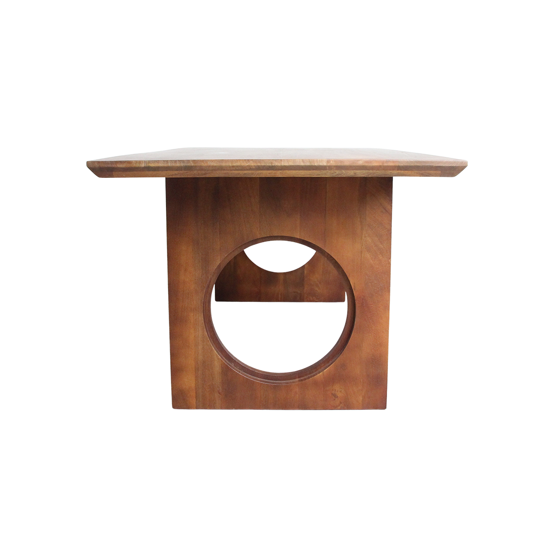 Tavolo da pranzo Bullnose Chamfered Mix Legno di mango 240cm Raw Materials