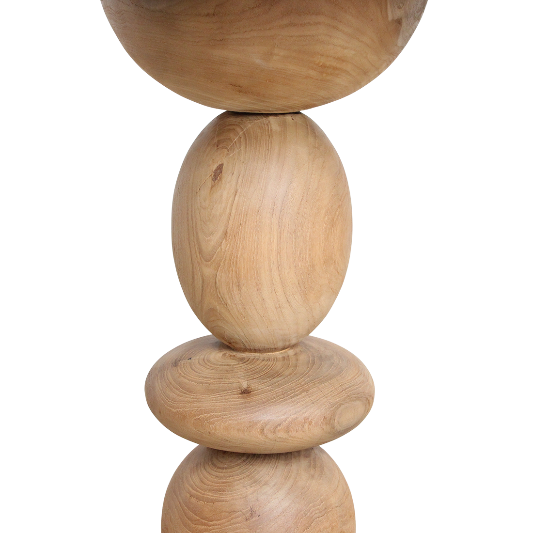 Tavolo da bistrot per esterni Tao in teak Ø69 cm Raw Materials