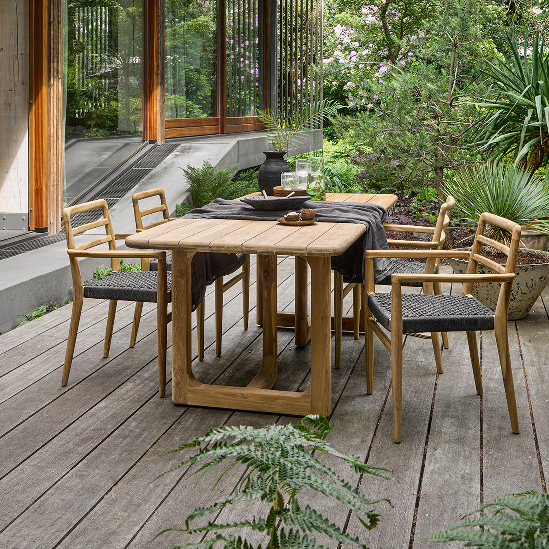 Tavolo da giardino in teak Primavera 240 cm Raw Materials
