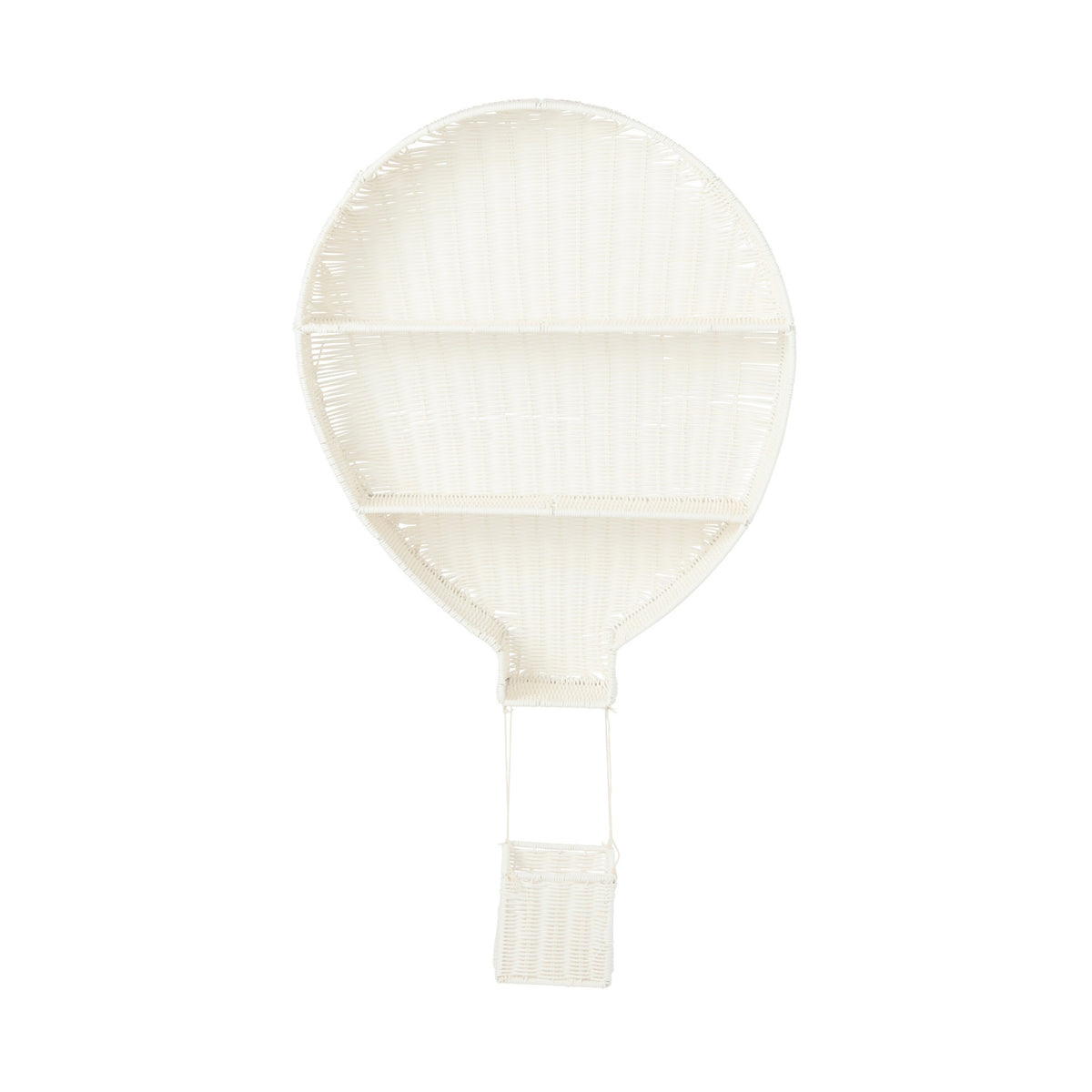 Scaffale da parete Mongolfiera Plastica Bianca J-Line