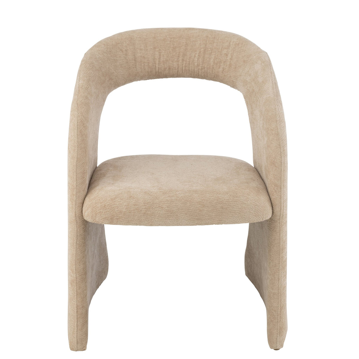 Sedia in tessuto Anise beige J-Line