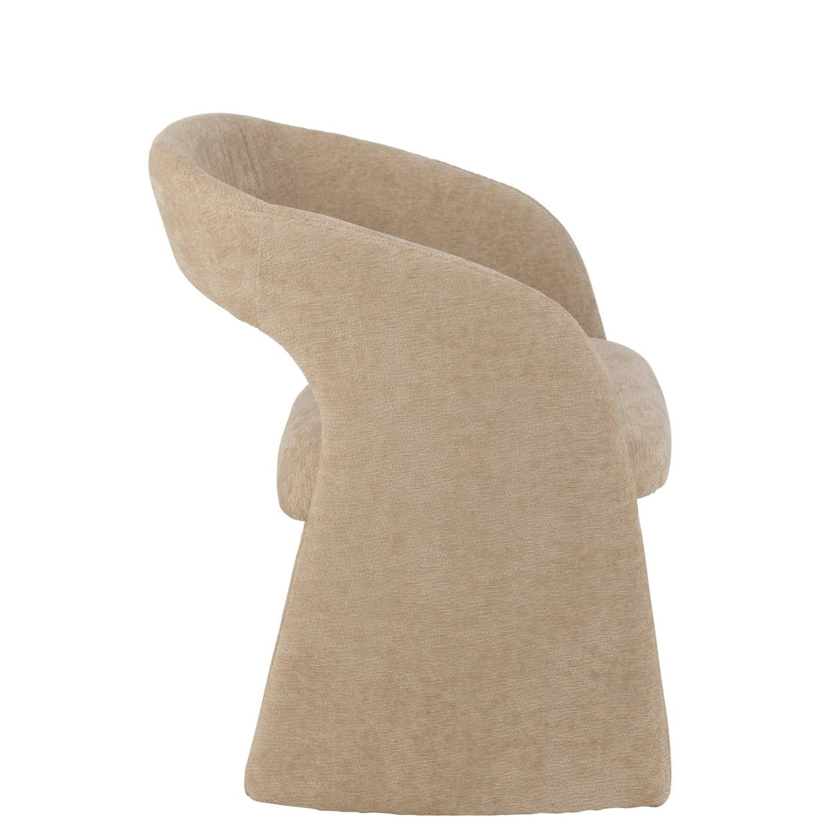 Sedia in tessuto Anise beige J-Line