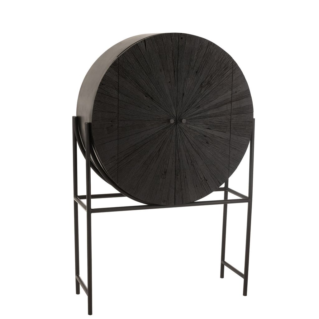 Mobile Shanil in legno riciclato nero J-Line