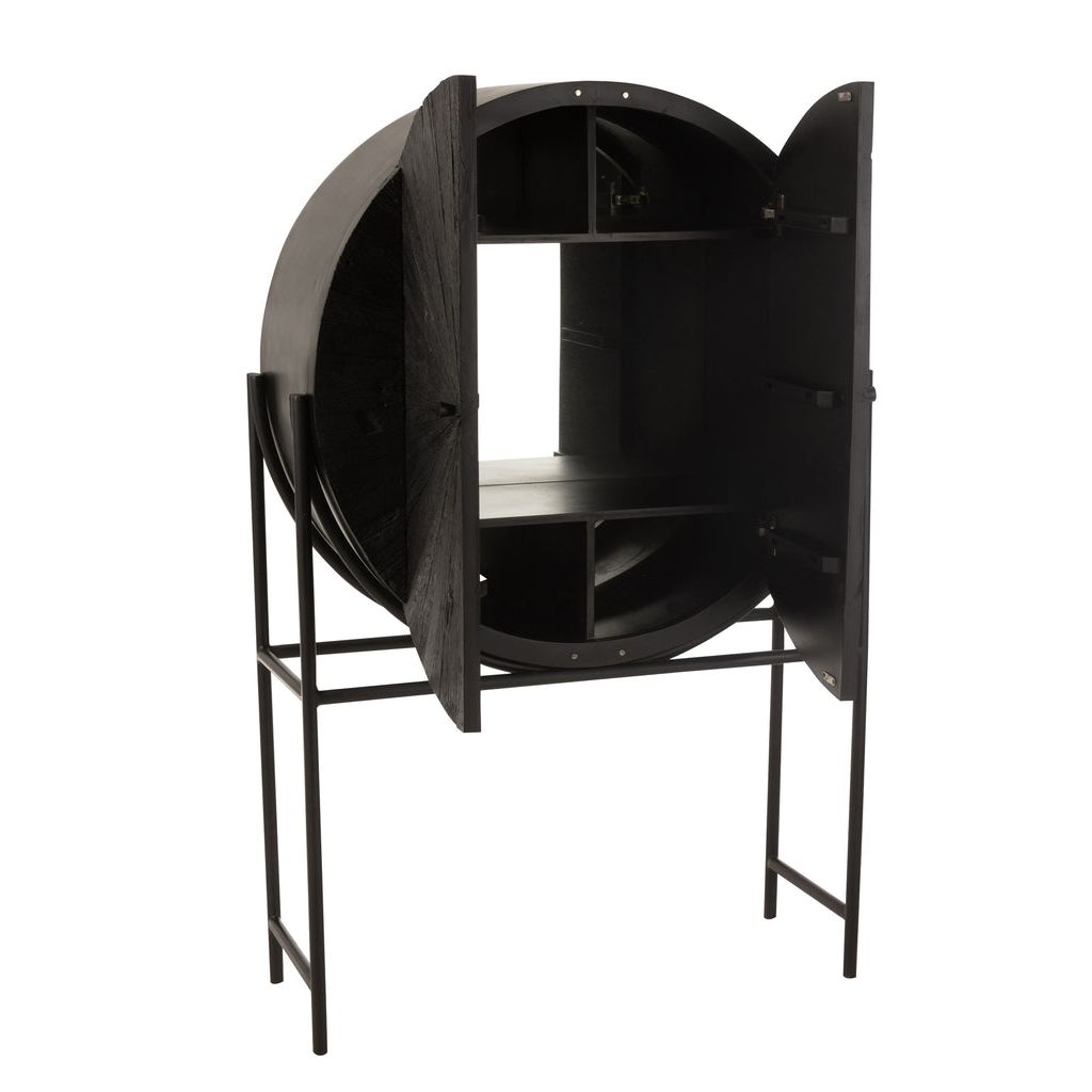 Mobile Shanil in legno riciclato nero J-Line