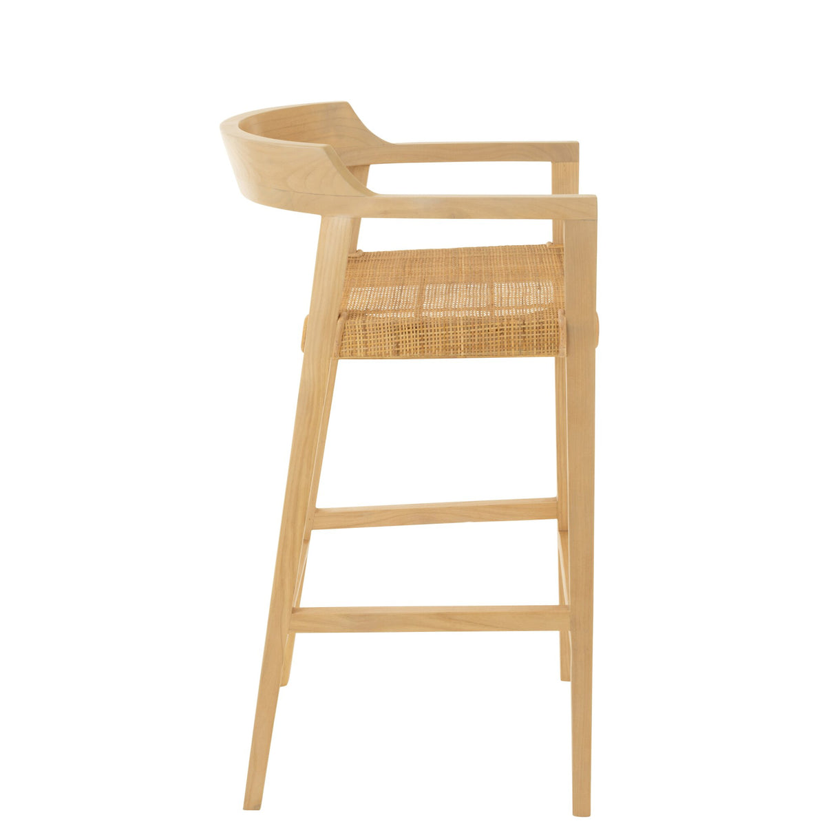 Sgabello da bar Emma Teak Naturale J-Line