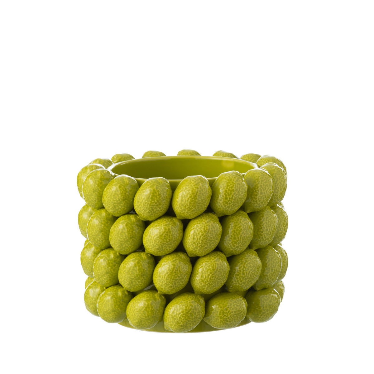 Vaso da fiori Limone Ceramica Verde Large J-line