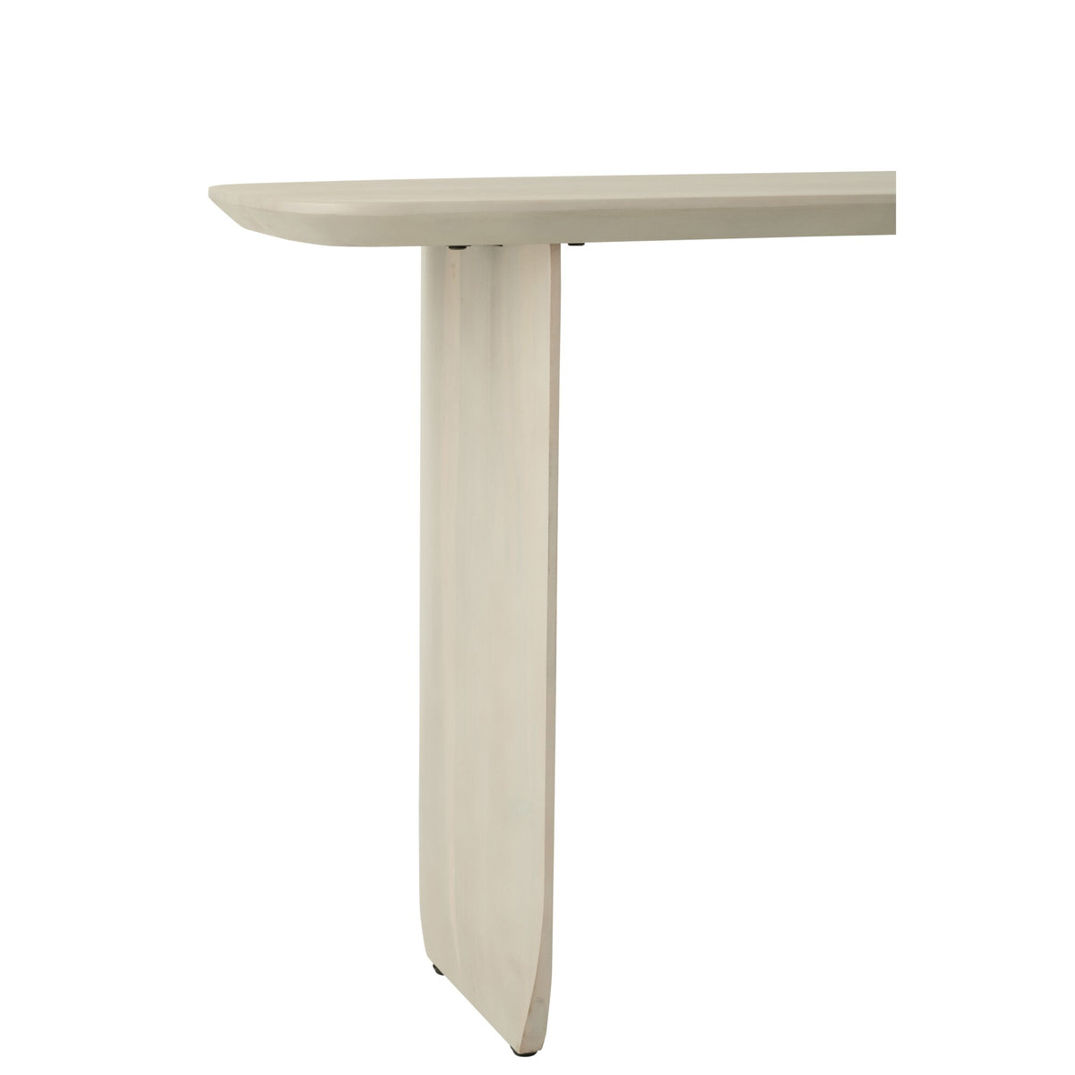 Consolle in legno di acacia bianco J-Line