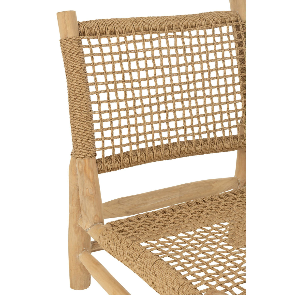 Poltrona Vita Legno di Teak/Plastica Naturale J-Line