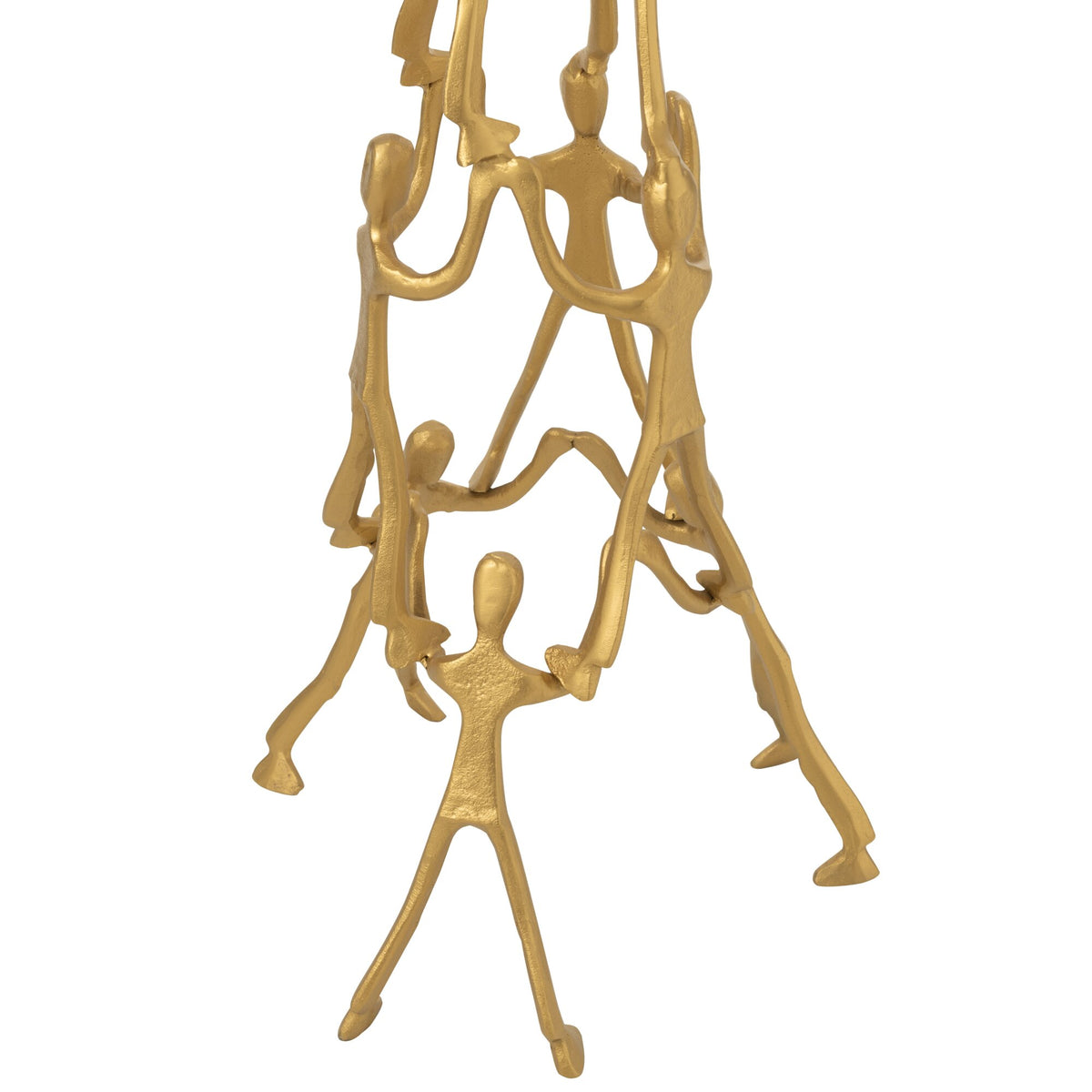 Figura Tower in alluminio dorato, H 147 cm, J-Line