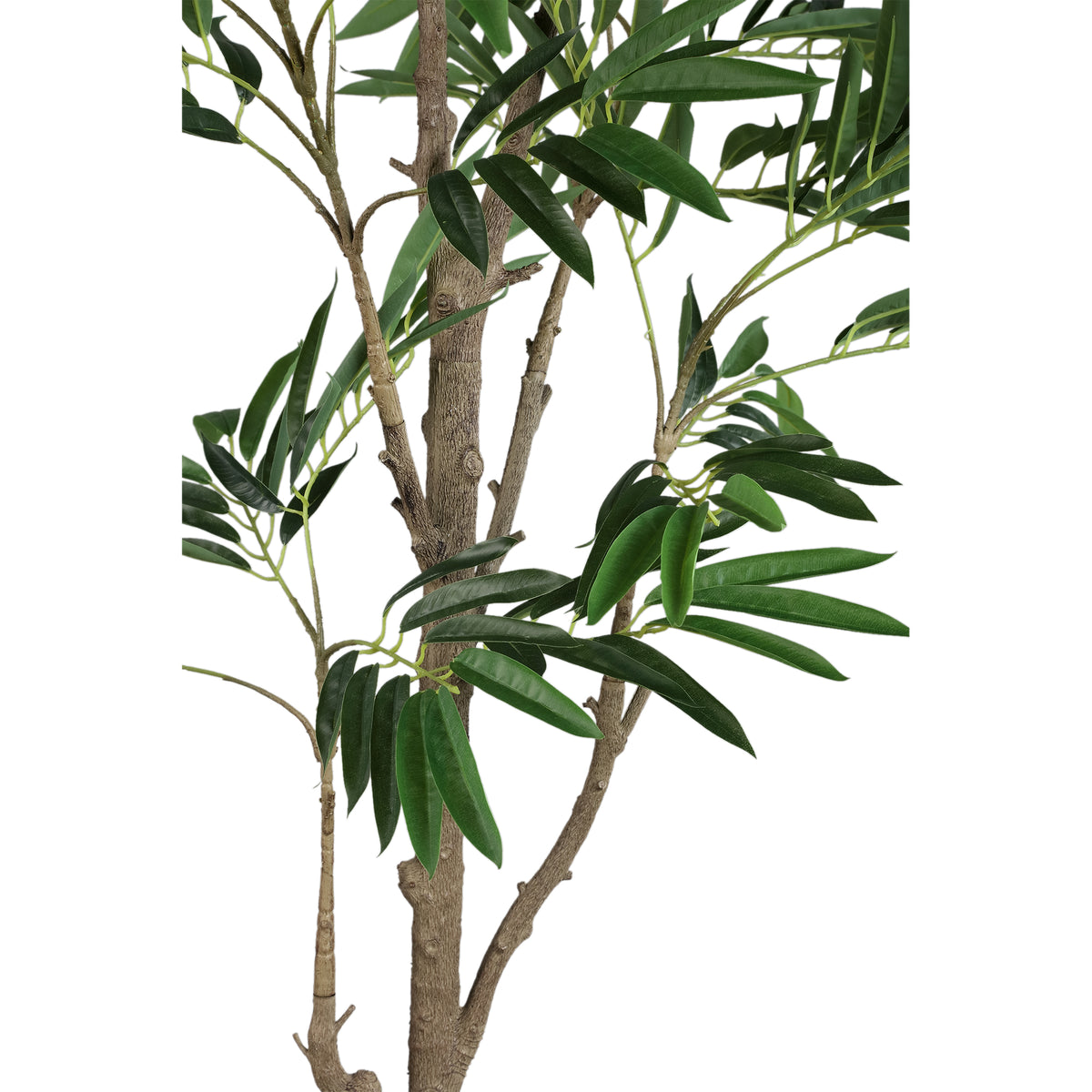 Groene kunst ficus benjamina van PTMD met overhangende takken