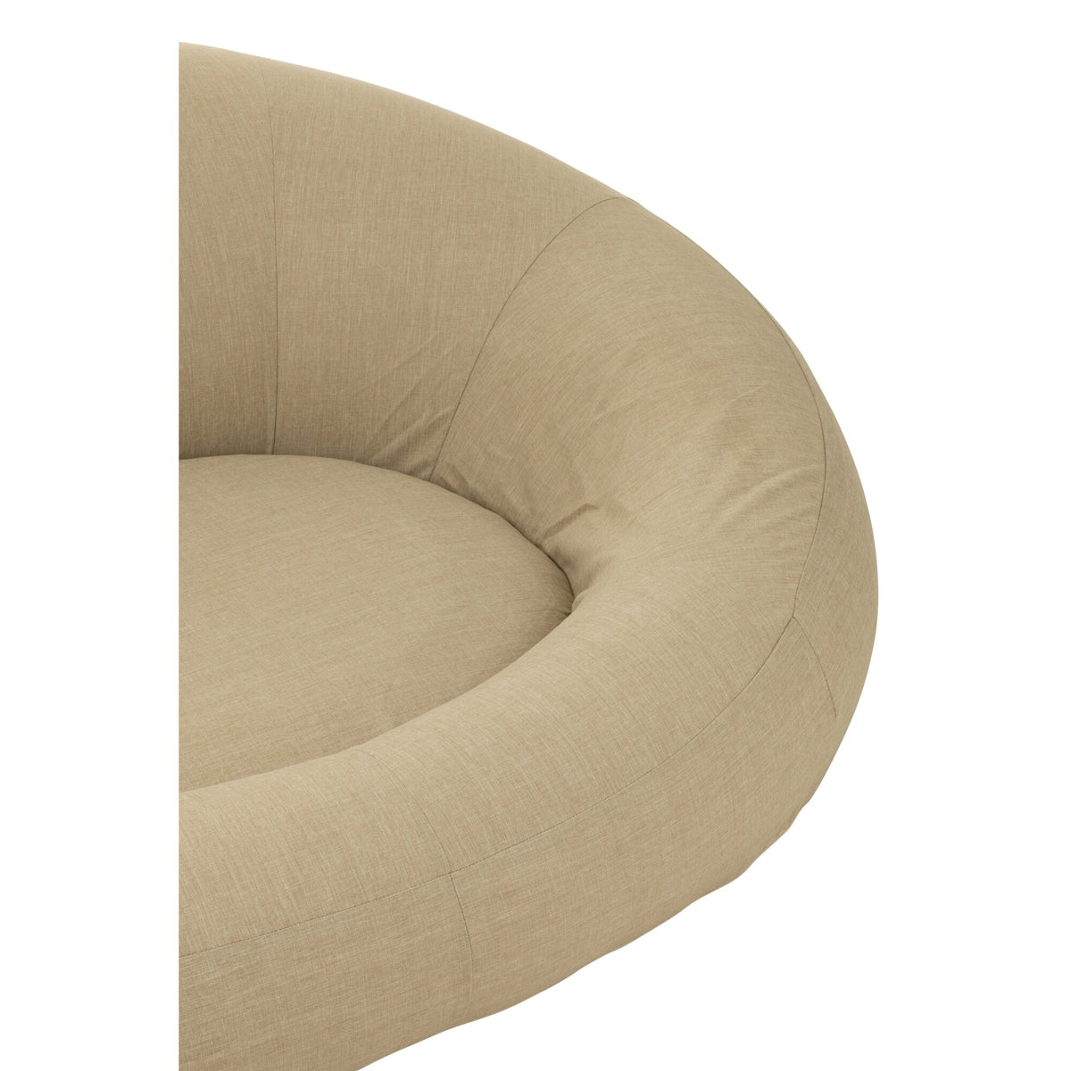 Materasso a ciambella in polietilene beige J-Line