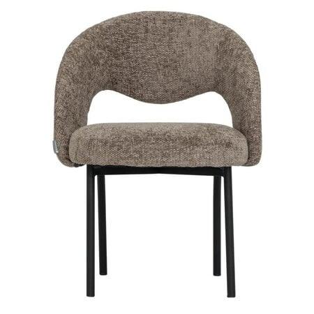 Must Living Eetkamerstoel Arca Bruin - Eetkamerstoel - MUST Living - livinglovely.nl