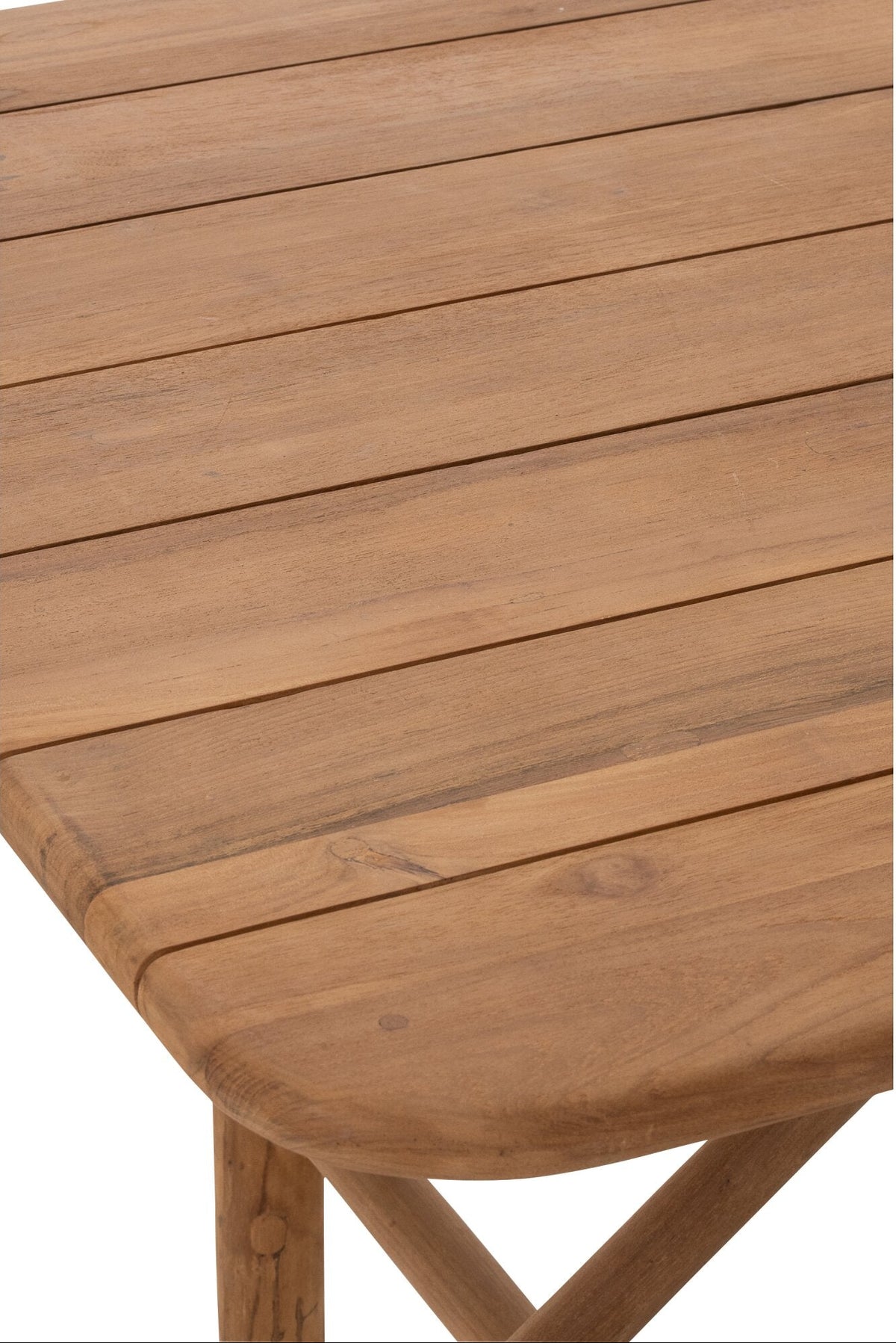 Tavolo da pranzo outdoor Palo rettangolare in legno riciclato naturale J-Line