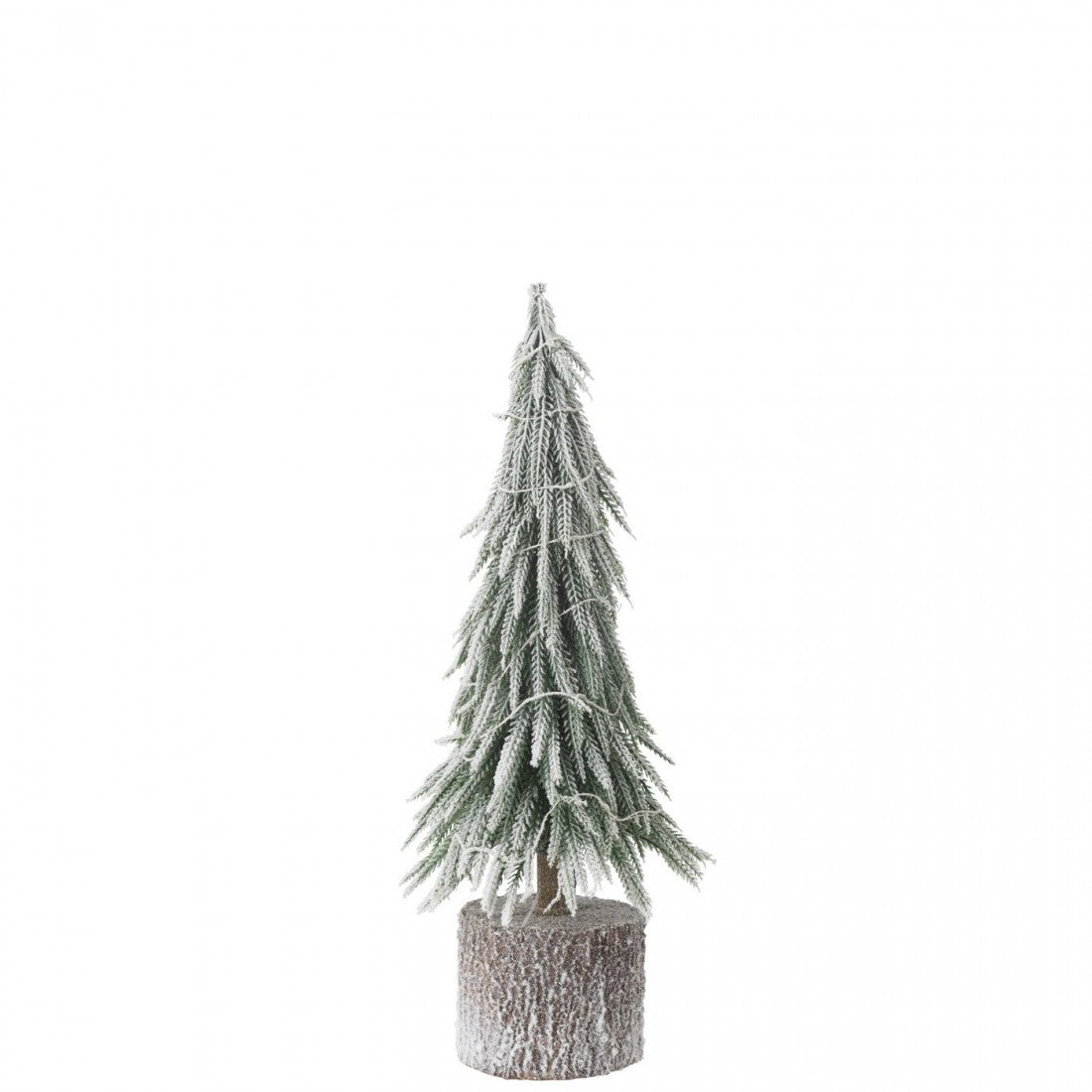 Albero di Natale A+Led Neve Artificiale Verde Medio H45cm J-Line