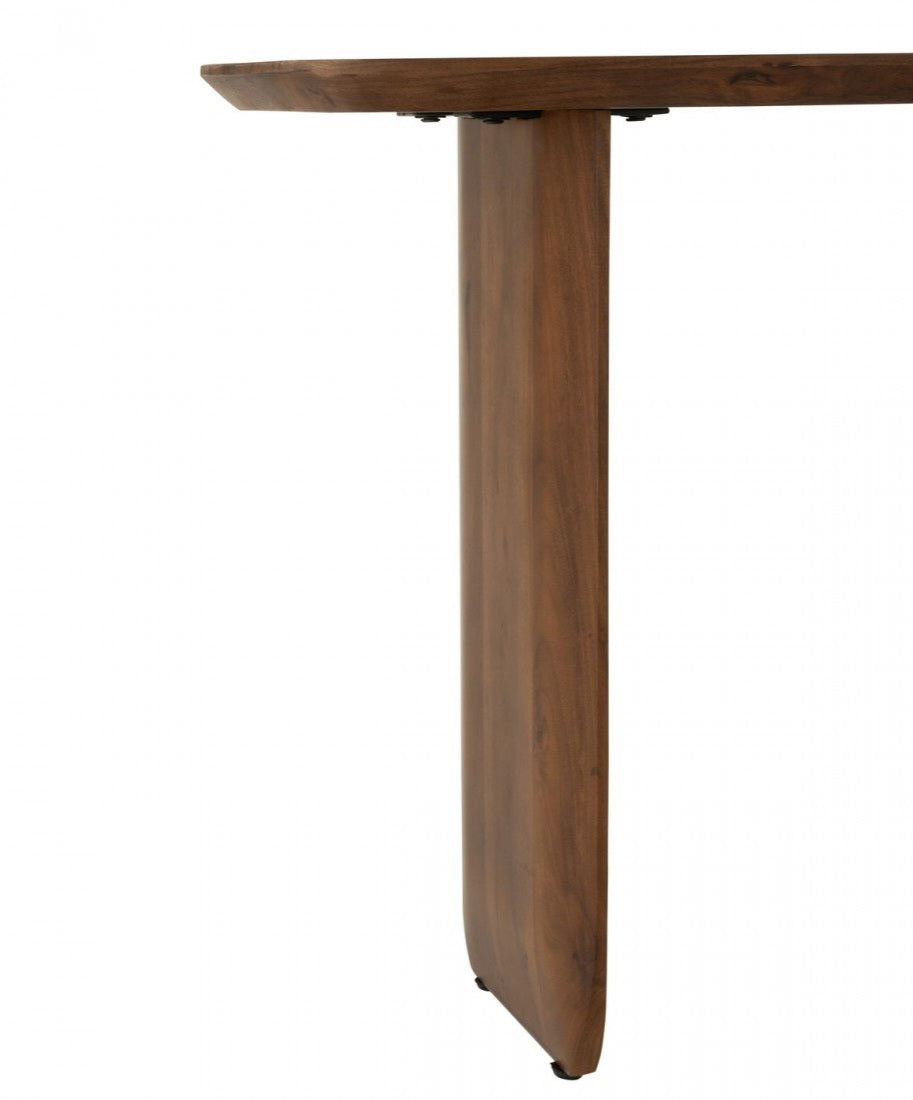 Consolle in legno di acacia marrone J-Line