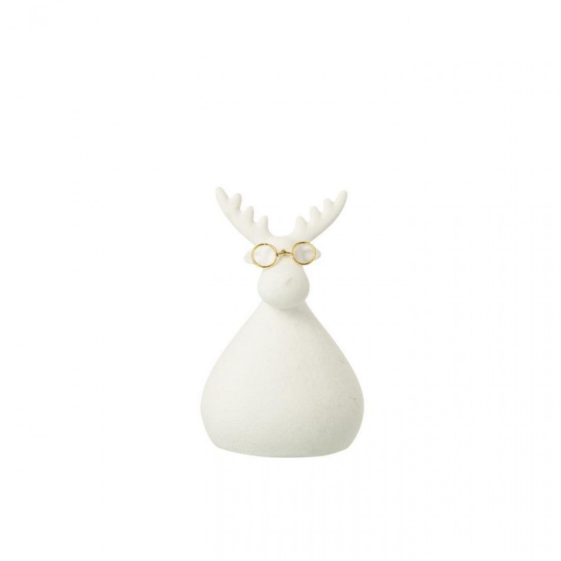 Occhiali Renna Porcellana Bianca/Color Oro Set da 3 J-Line