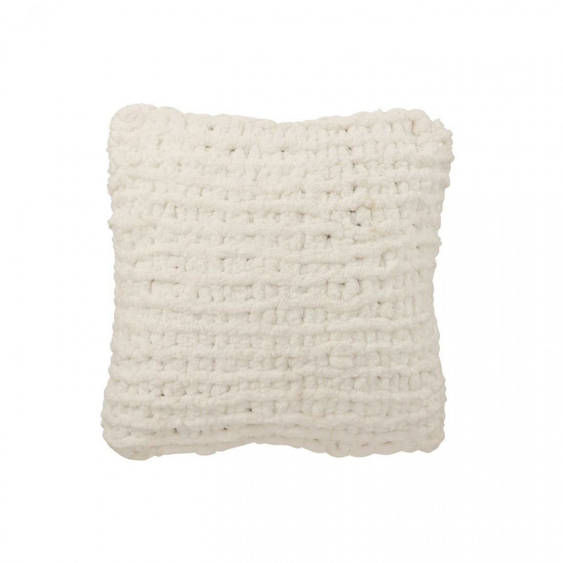 Cuscino in poliestere bianco/verde scuro J-Line