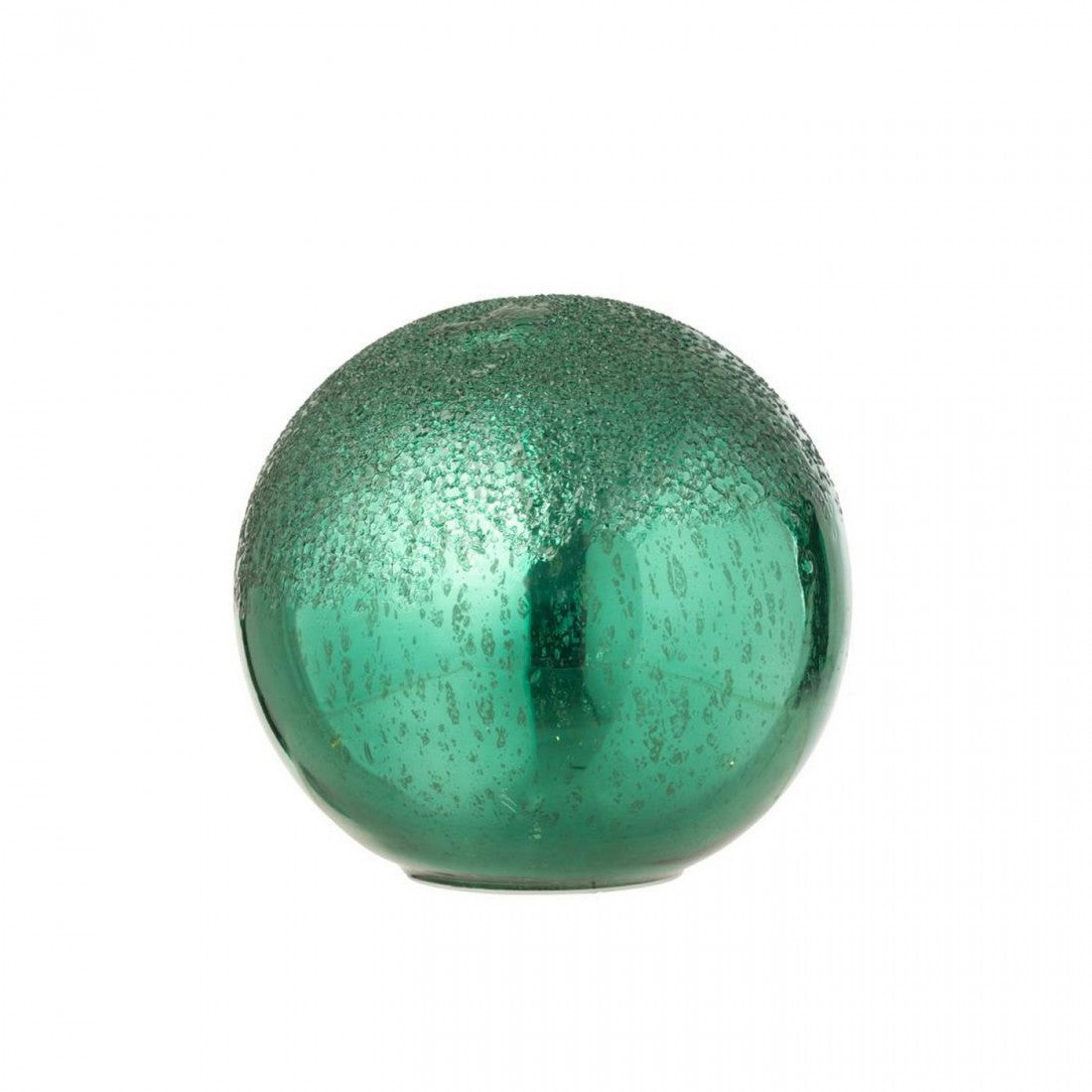 Sfera LED Vetro Incrudellato Verde Set da 2 J-Line