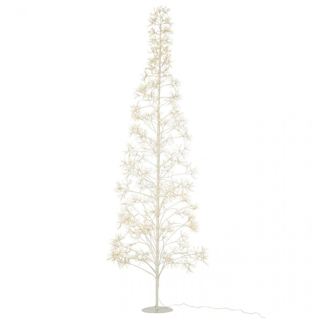 Albero di Natale 3000 LED Metallo Bianco Large H240cm J-Line