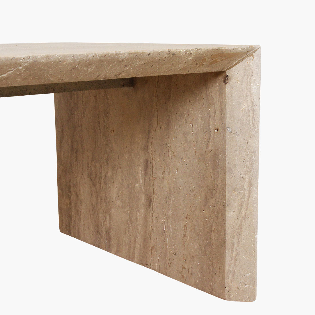 Tavolino da salotto in travertino Sleaky Raw Materials