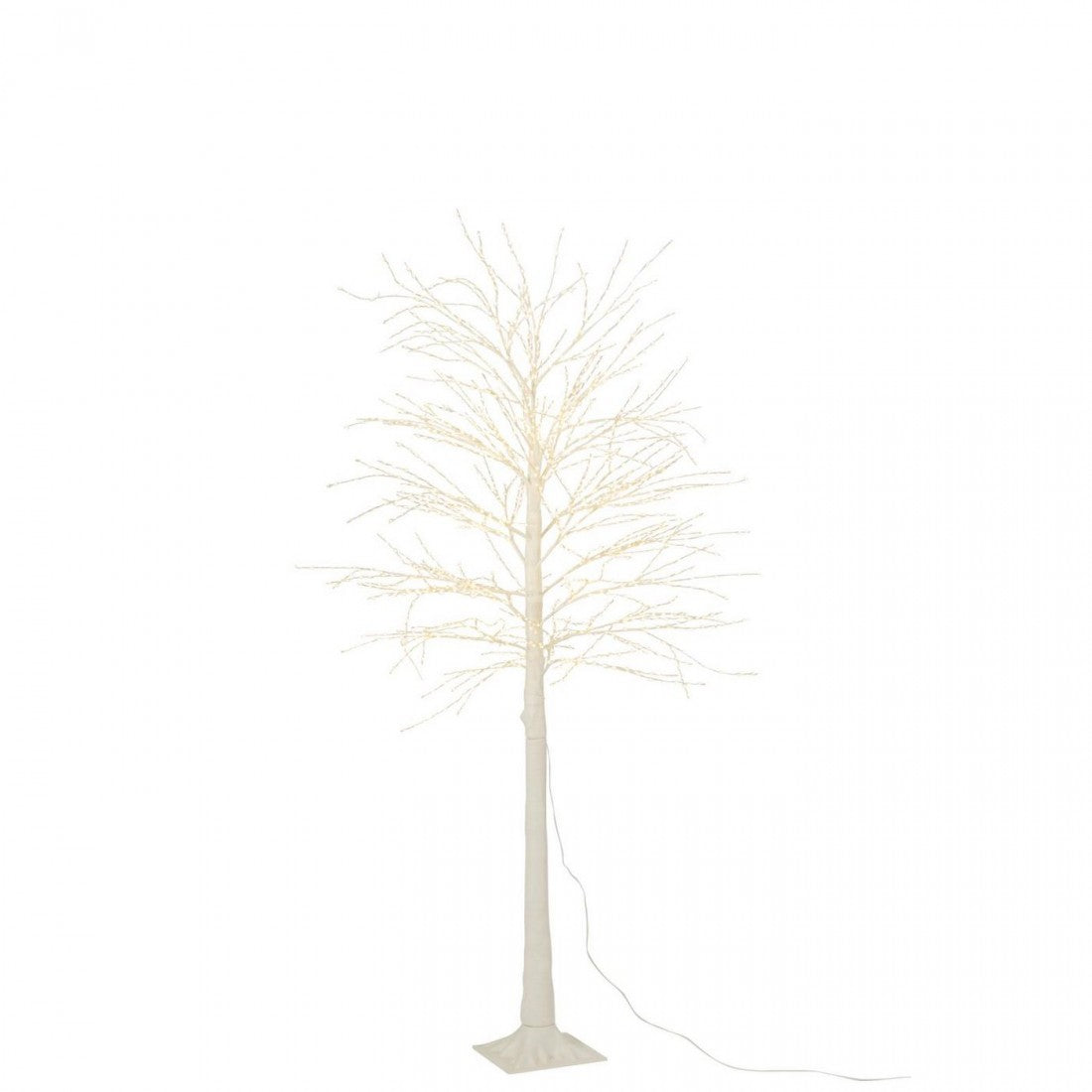 Albero di Natale 2000 LED Plastica Bianco Medio H180cm J-Line