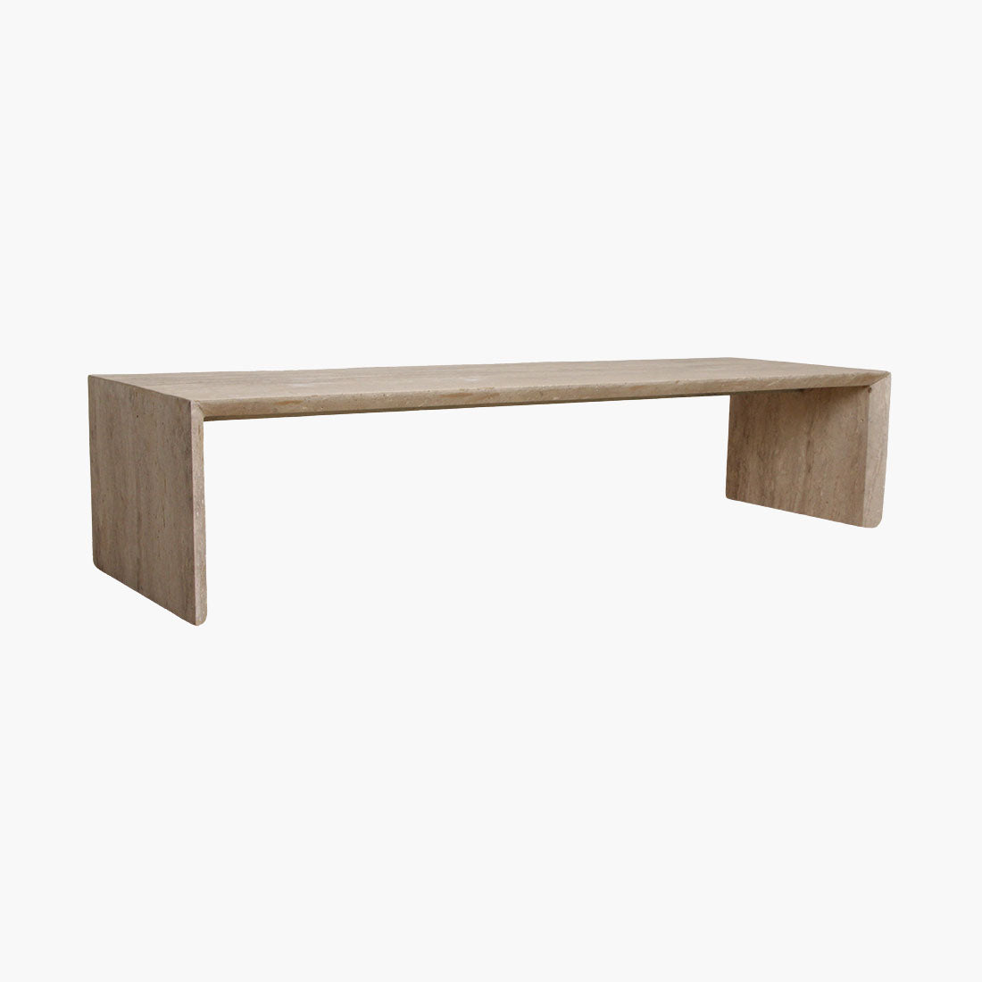 Tavolino da salotto in travertino Sleaky Raw Materials